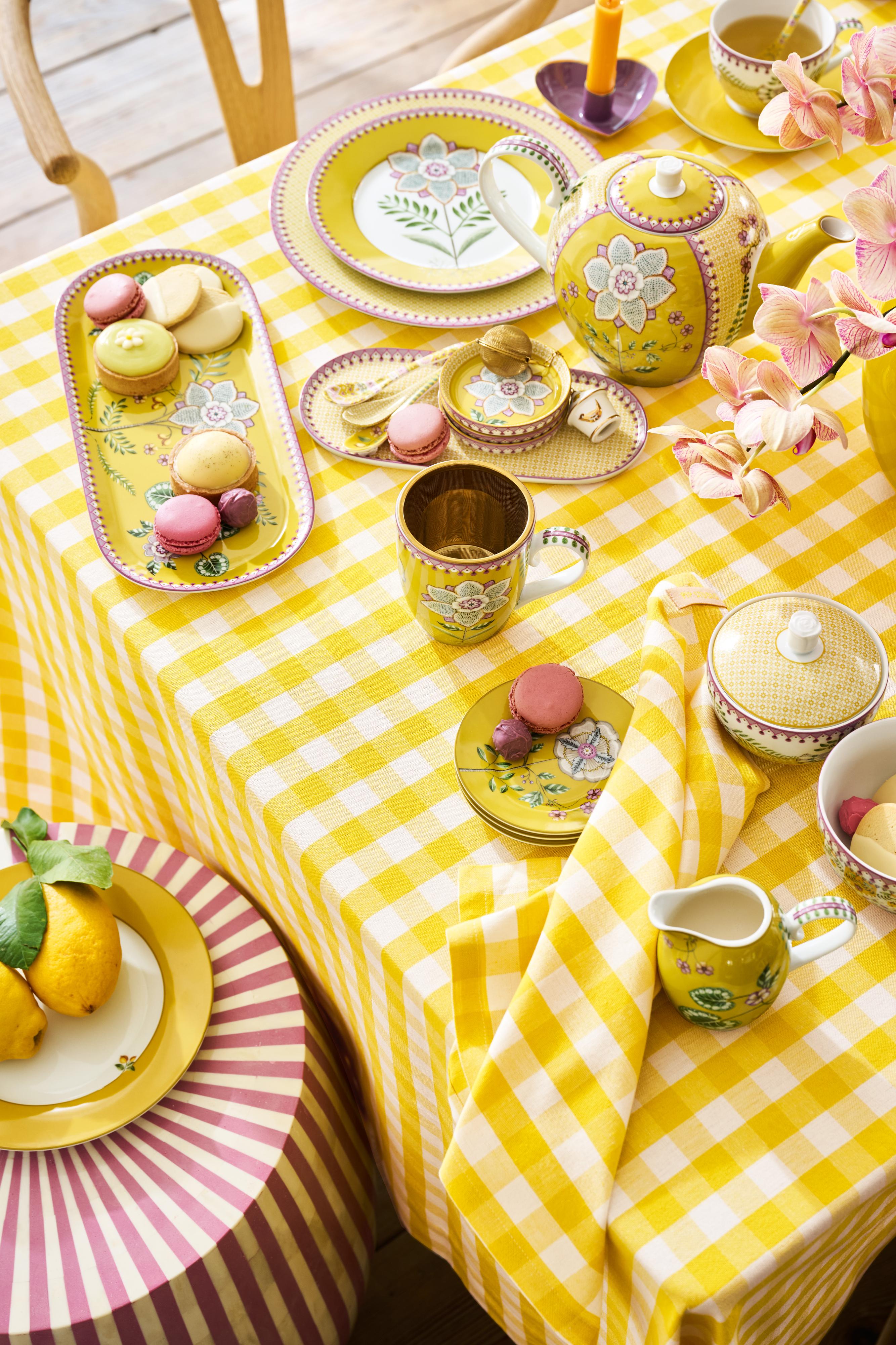 Pip Studio Lily&Lotus SS2026 Tableware Yellow 03